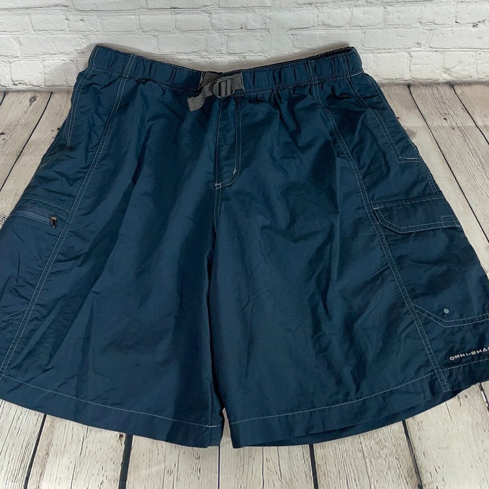 COLUMBIA MENS OMNI-SHADE SUN PROTECTION SHORTS XL